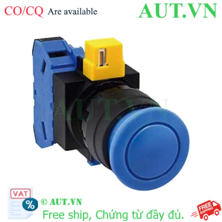 Ảnh của Nút nhấn nhả không đèn IDEC HW1B-M310S-MAU D22 1NO (Xanh)