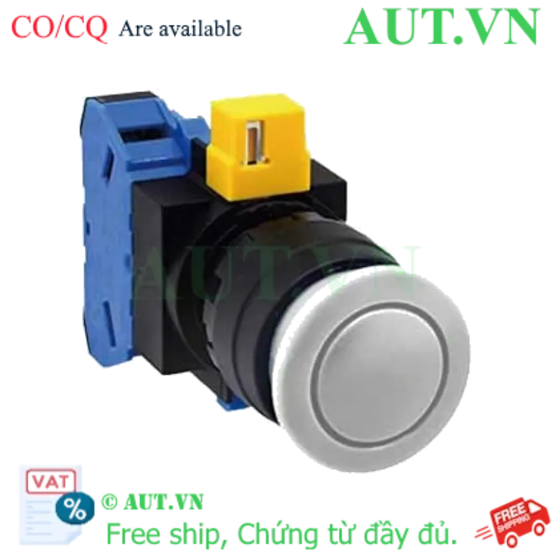 Ảnh của Nút nhấn nhả không đèn IDEC HW1B-M310W D22 1NO (Trắng)
