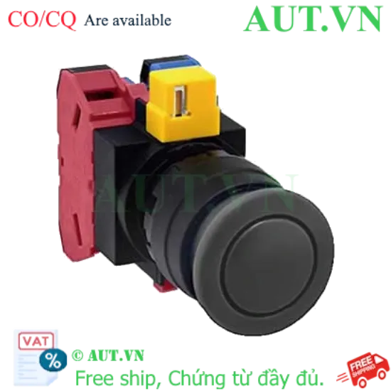 Ảnh của Nút nhấn nhả không đèn IDEC HW1B-M311B-MAU D22 1NO+1NC (Đen)