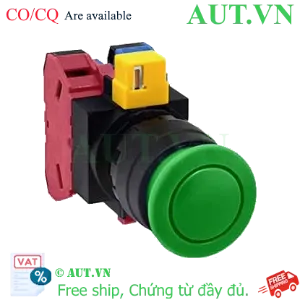 Ảnh của Nút nhấn nhả không đèn IDEC HW1B-M311G-MAU D22 1NO+1NC (Xanh)