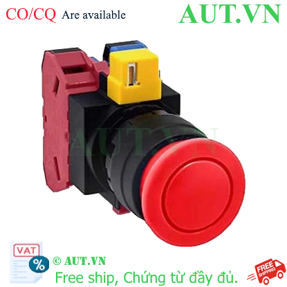 Ảnh của Nút nhấn nhả không đèn IDEC HW1B-M311R D22 1NO+1NC (Đỏ)