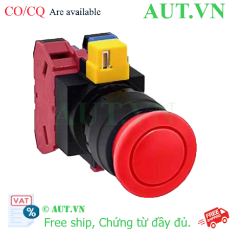 Ảnh của Nút nhấn nhả không đèn IDEC HW1B-M311R-MAU D22 1NO+1NC (Đỏ)