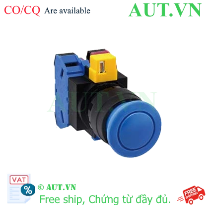 Ảnh của Nút nhấn nhả không đèn IDEC HW1B-M311S D22 1NO+1NC (Xanh)