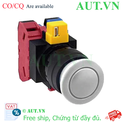 Ảnh của Nút nhấn nhả không đèn IDEC HW1B-M311W D22 1NO+1NC (Trắng)