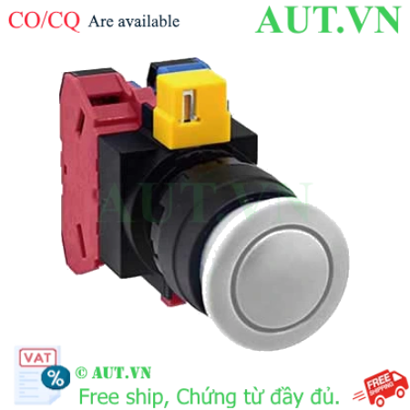 Ảnh của Nút nhấn nhả không đèn IDEC HW1B-M311W D22 1NO+1NC (Trắng)