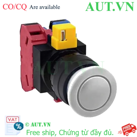 Ảnh của Nút nhấn nhả không đèn IDEC HW1B-M311W D22 1NO+1NC (Trắng)