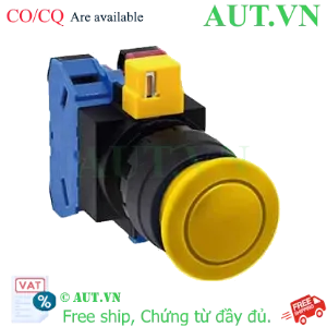 Ảnh của Nút nhấn nhả không đèn IDEC HW1B-M311Y D22 1NO+1NC (Vàng)