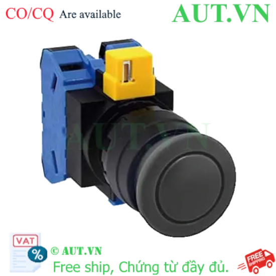 Ảnh của Nút nhấn nhả không đèn IDEC HW1B-M320B-MAU D22 2NO (Đen)