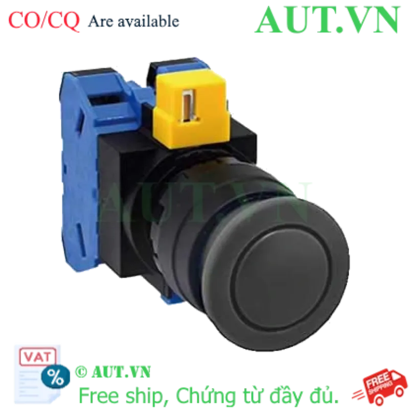 Ảnh của Nút nhấn nhả không đèn IDEC HW1B-M320B-MAU D22 2NO (Đen)