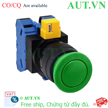 Ảnh của Nút nhấn nhả không đèn IDEC HW1B-M320G D22 2NO (Xanh)