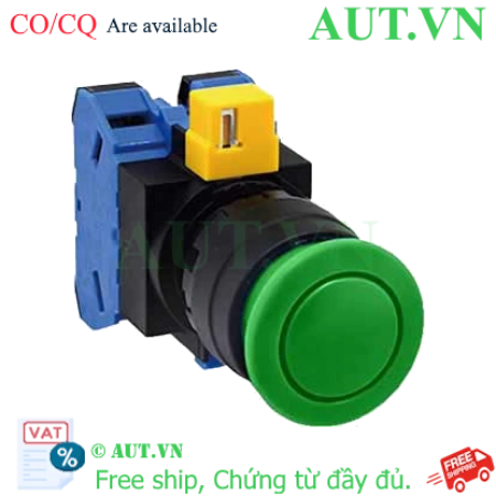 Ảnh của Nút nhấn nhả không đèn IDEC HW1B-M320G-MAU D22 2NO (Xanh)