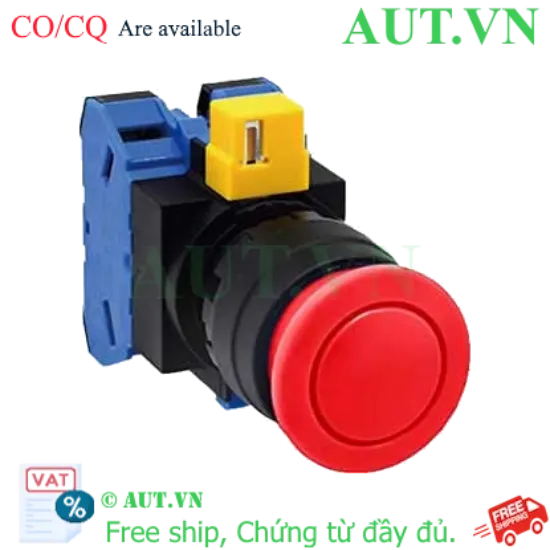 Ảnh của Nút nhấn nhả không đèn IDEC HW1B-M320R-MAU D22 2NO (Đỏ)