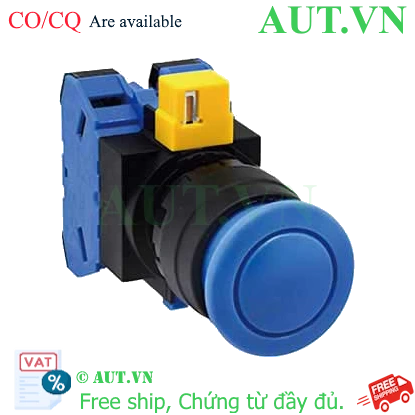 Ảnh của Nút nhấn nhả không đèn IDEC HW1B-M320S-MAU D22 2NO (Xanh)