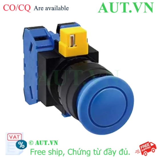 Ảnh của Nút nhấn nhả không đèn IDEC HW1B-M320S-MAU D22 2NO (Xanh)