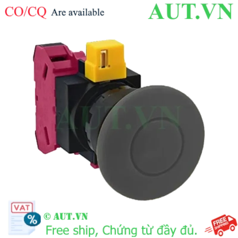 Ảnh của Nút nhấn nhả không đèn IDEC HW1B-M401B-MAU D22 1NC (Đen)