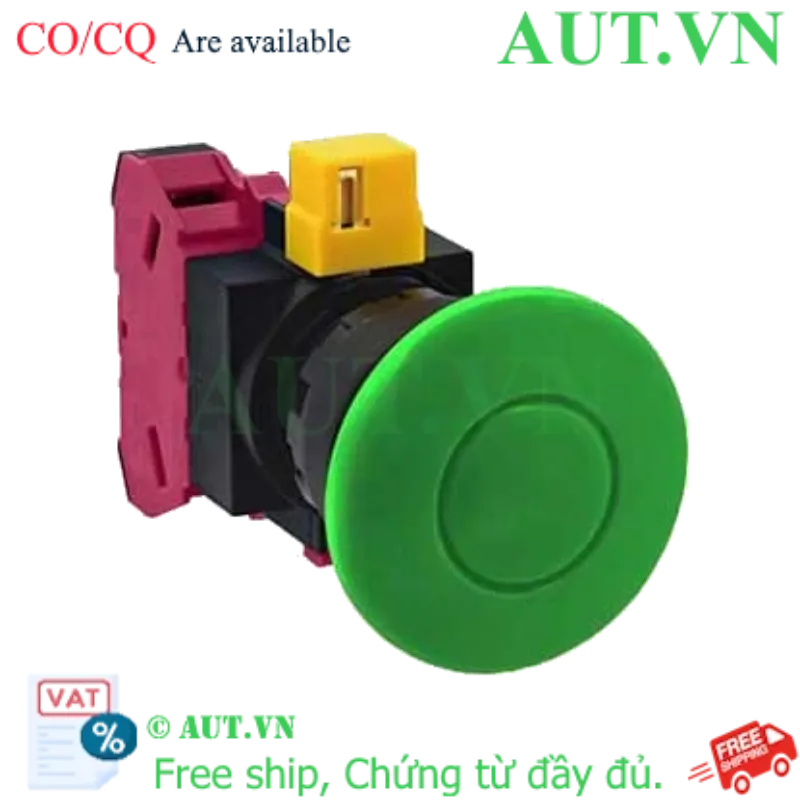 Ảnh của Nút nhấn nhả không đèn IDEC HW1B-M401G D22 1NC (Xanh)