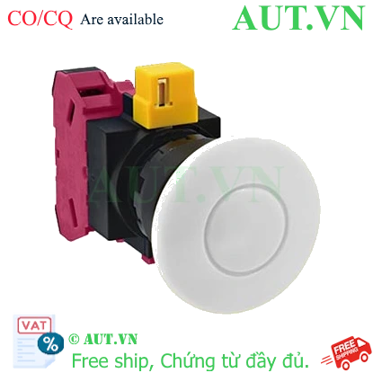 Ảnh của Nút nhấn nhả không đèn IDEC HW1B-M401W-MAU D22 1NC (Trắng)