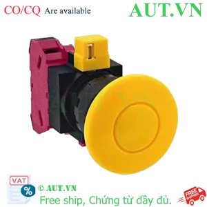 Ảnh của Nút nhấn nhả không đèn IDEC HW1B-M401Y-MAU D22 1NC (Vàng)