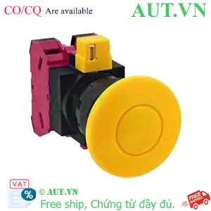 Ảnh của Nút nhấn nhả không đèn IDEC HW1B-M402Y D22 2NC (Vàng)