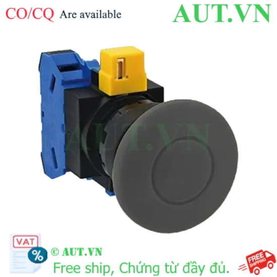 Ảnh của Nút nhấn nhả không đèn IDEC HW1B-M410B-MAU D22 1NO (Đen)