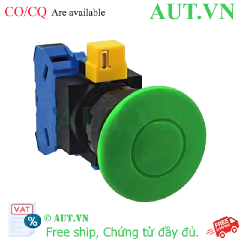 Ảnh của Nút nhấn nhả không đèn IDEC HW1B-M410G D22 1NO (Xanh)