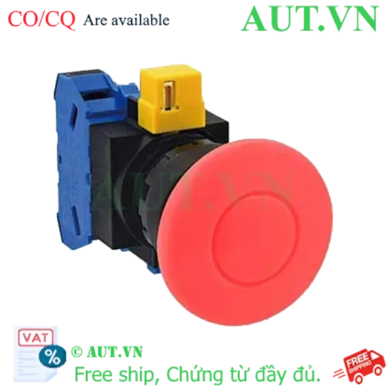 Ảnh của Nút nhấn nhả không đèn IDEC HW1B-M410R-MAU D22 1NO (Đỏ)