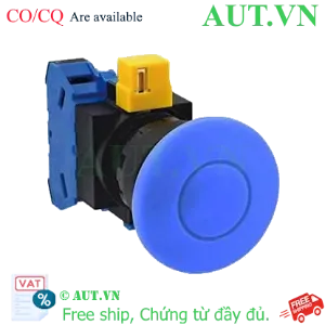 Ảnh của Nút nhấn nhả không đèn IDEC HW1B-M410S-MAU D22 1NO (Xanh)