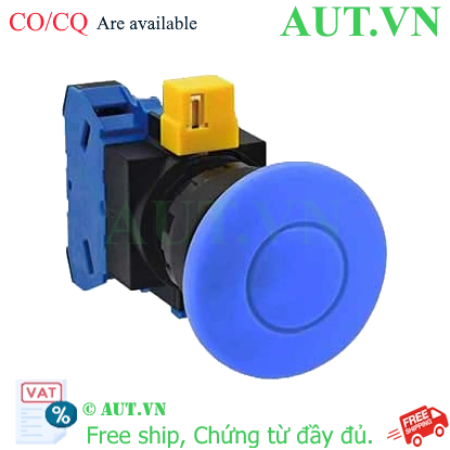 Ảnh của Nút nhấn nhả không đèn IDEC HW1B-M410S-MAU D22 1NO (Xanh)
