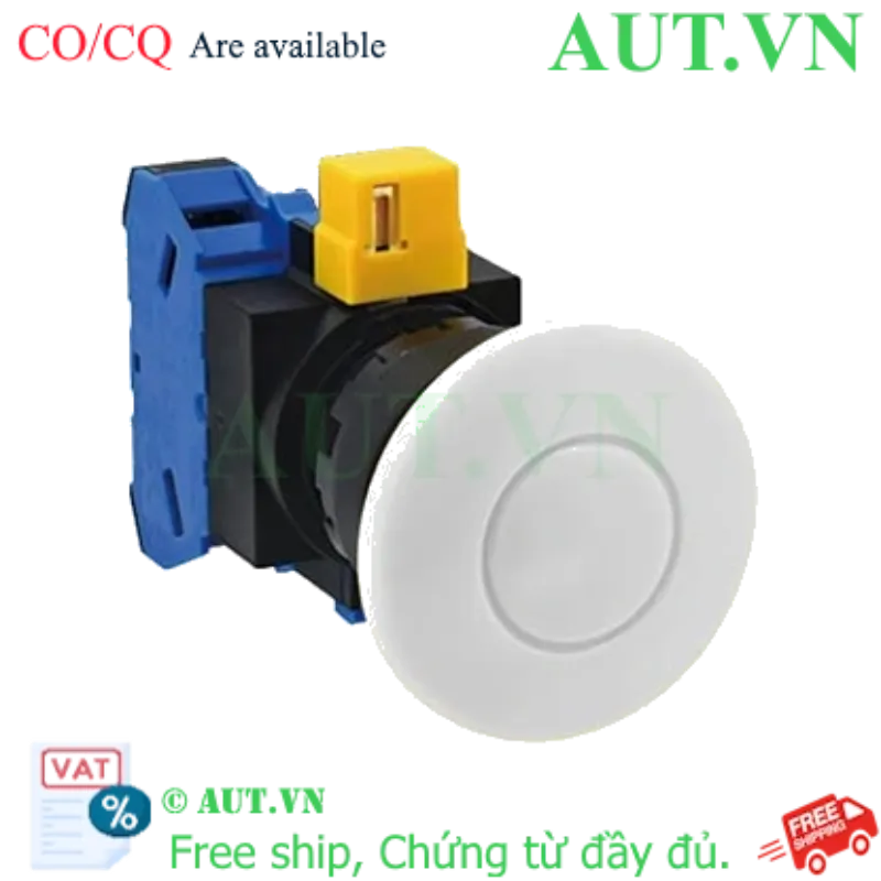 Ảnh của Nút nhấn nhả không đèn IDEC HW1B-M410W-MAU D22 1NO (Trắng)