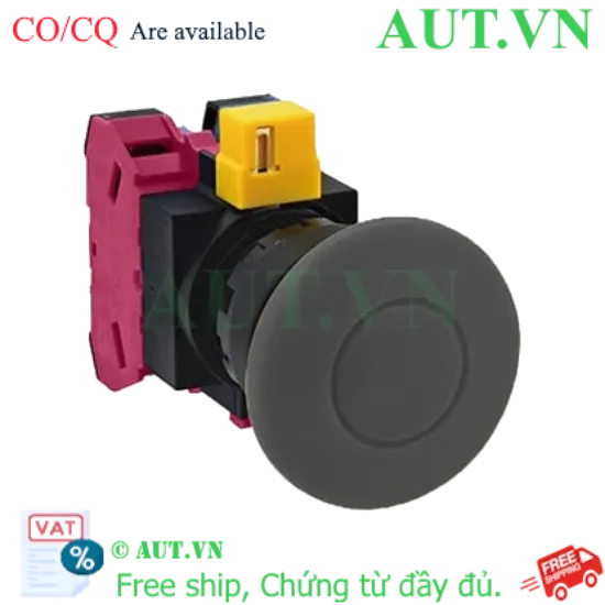 Ảnh của Nút nhấn nhả không đèn IDEC HW1B-M411B-MAU D22 1NO+1NC (Đen)