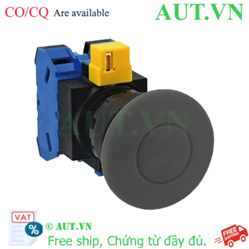 Ảnh của Nút nhấn nhả không đèn IDEC HW1B-M420B-MAU D22 2NO (Đen)