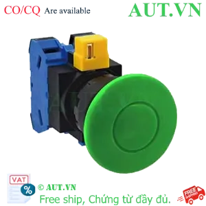 Ảnh của Nút nhấn nhả không đèn IDEC HW1B-M420G-MAU D22 2NO (Xanh)