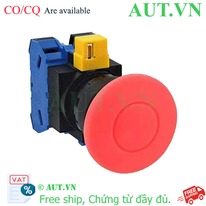 Ảnh của Nút nhấn nhả không đèn IDEC HW1B-M420R-MAU D22 2NO (Đỏ)