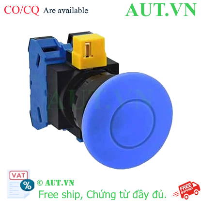 Ảnh của Nút nhấn nhả không đèn IDEC HW1B-M420S-MAU D22 2NO (Xanh)