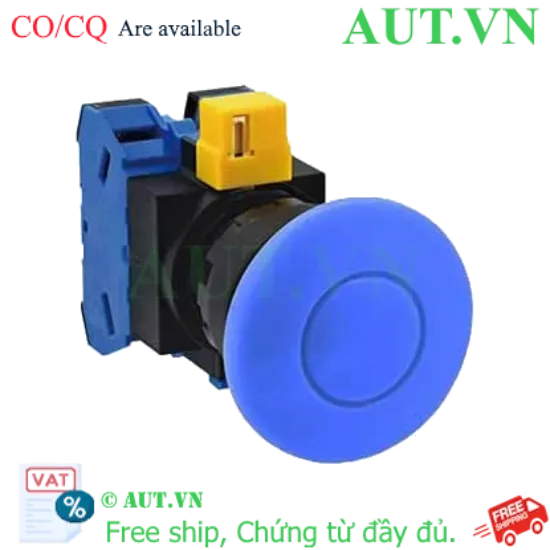 Ảnh của Nút nhấn nhả không đèn IDEC HW1B-M420S-MAU D22 2NO (Xanh)