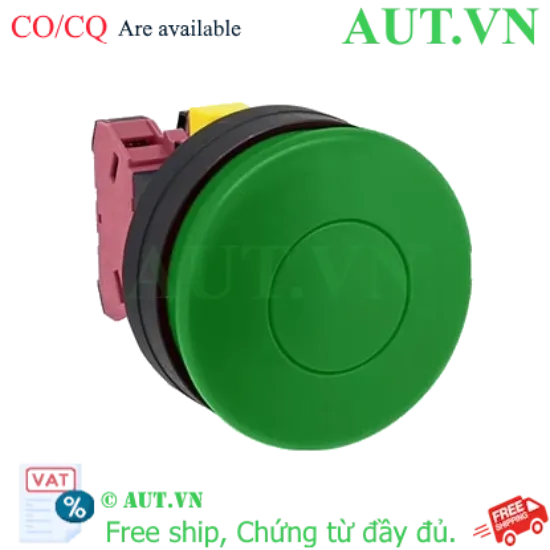 Ảnh của Nút nhấn nhả không đèn IDEC HW1B-M502G-MAU D22 2NC (Xanh)