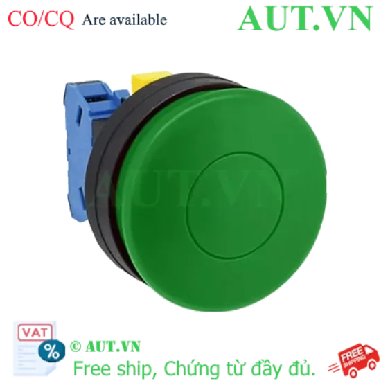 Ảnh của Nút nhấn nhả không đèn IDEC HW1B-M510G D22 1NO (Xanh)