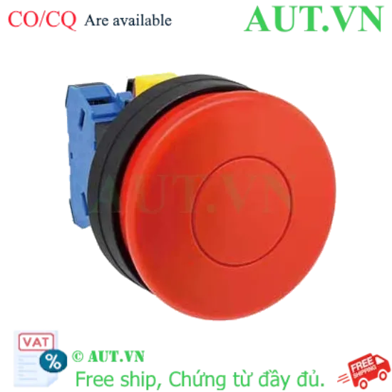 Ảnh của Nút nhấn nhả không đèn IDEC HW1B-M511R D22 1NO+1NC (Đỏ)