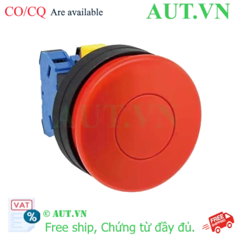 Ảnh của Nút nhấn nhả không đèn IDEC HW1B-M511R D22 1NO+1NC (Đỏ)