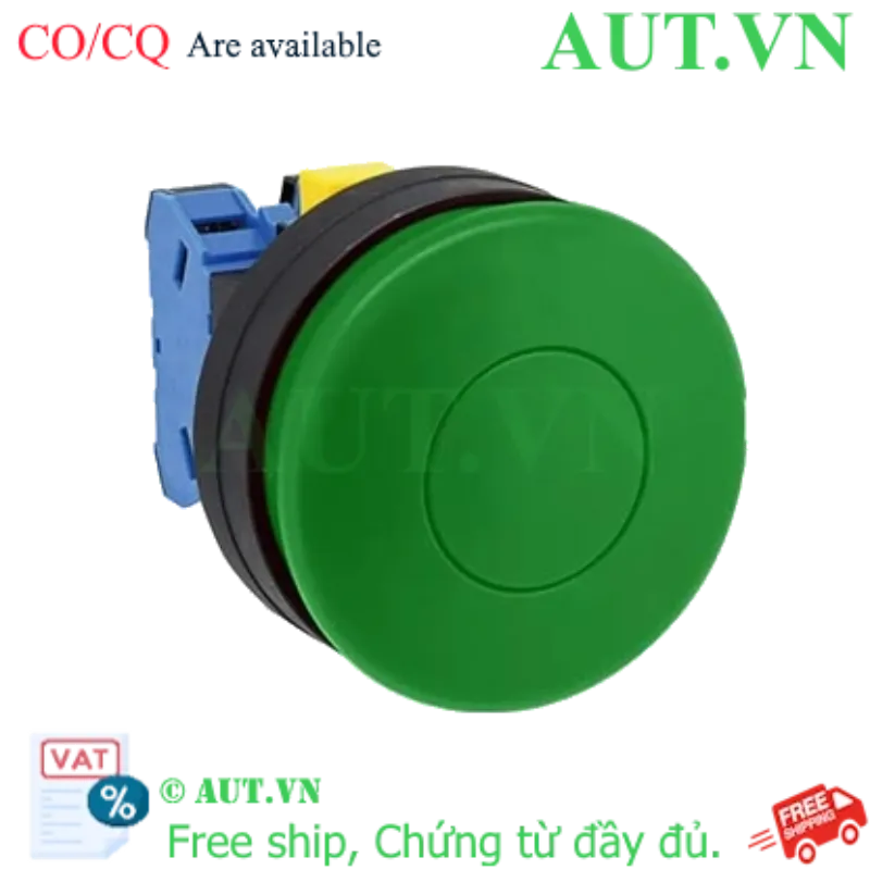 Ảnh của Nút nhấn nhả không đèn IDEC HW1B-M520G D22 2NO (Xanh)