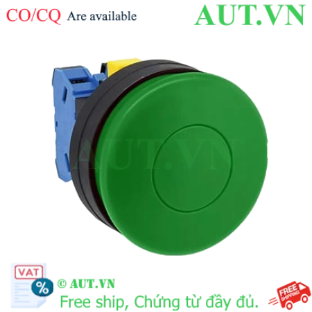 Ảnh của Nút nhấn nhả không đèn IDEC HW1B-M520G-MAU D22 2NO (Xanh)