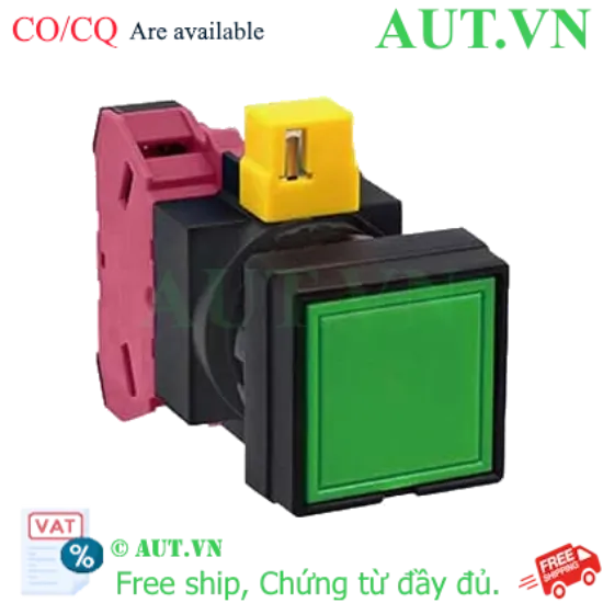 Ảnh của Nút nhấn nhả không đèn IDEC HW2B-M101G-MAU D22 1NC (Xanh)