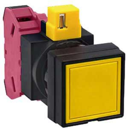 Ảnh của Nút nhấn nhả không đèn IDEC HW2B-M101Y D22 1NC (Vàng)