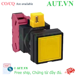 Ảnh của Nút nhấn nhả không đèn IDEC HW2B-M101Y-MAU D22 1NC (Vàng)