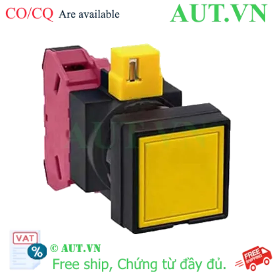Ảnh của Nút nhấn nhả không đèn IDEC HW2B-M101Y-MAU D22 1NC (Vàng)