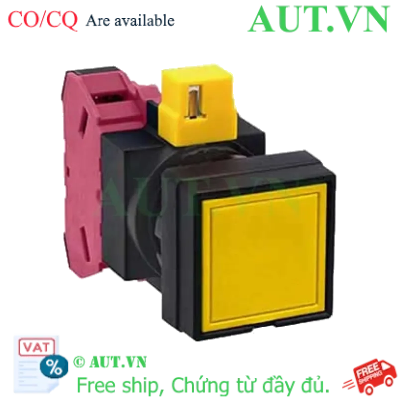 Ảnh của Nút nhấn nhả không đèn IDEC HW2B-M101Y-MAU D22 1NC (Vàng)