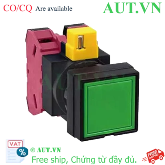 Ảnh của Nút nhấn nhả không đèn IDEC HW2B-M102G-MAU D22 2NC (Xanh)
