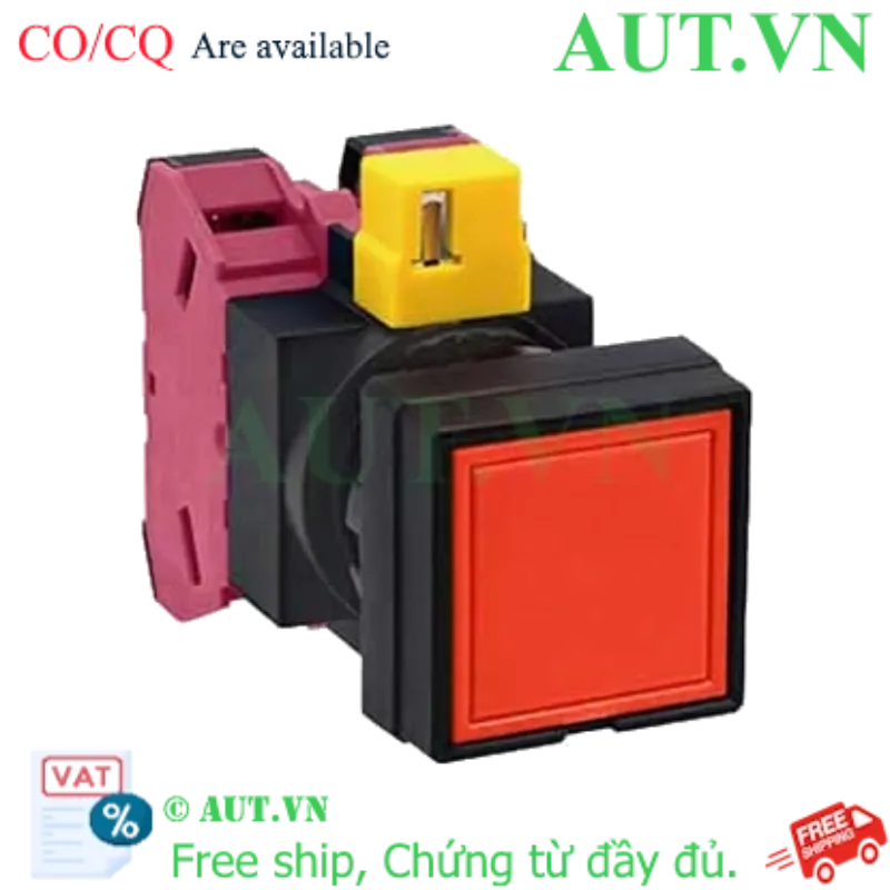 Ảnh của Nút nhấn nhả không đèn IDEC HW2B-M102R-MAU D22 2NC (Đỏ)