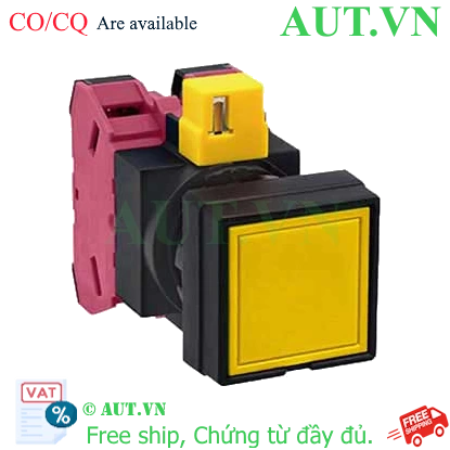 Ảnh của Nút nhấn nhả không đèn IDEC HW2B-M102Y-MAU D22 2NC (Vàng)