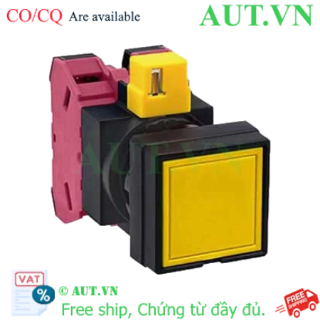 Ảnh của Nút nhấn nhả không đèn IDEC HW2B-M102Y-MAU D22 2NC (Vàng)